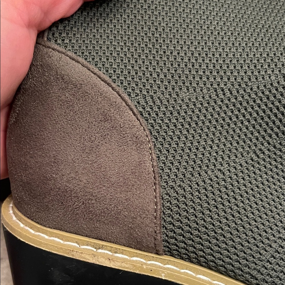 Nicole Miller Olive Knit Ankle Boots - Picture 5 of 7